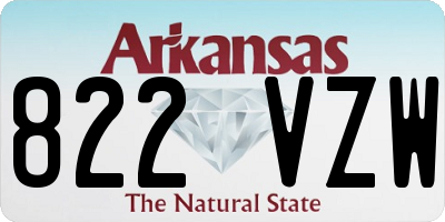 AR license plate 822VZW