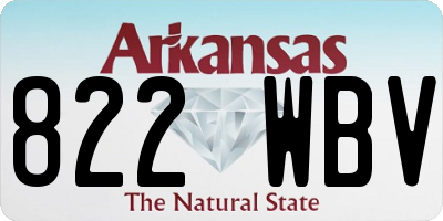 AR license plate 822WBV