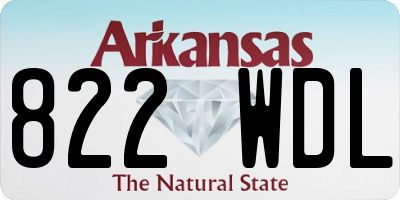 AR license plate 822WDL