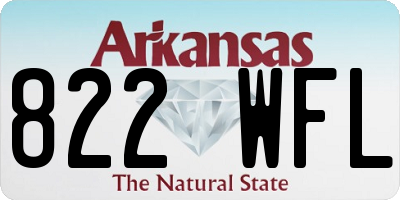 AR license plate 822WFL