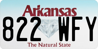 AR license plate 822WFY