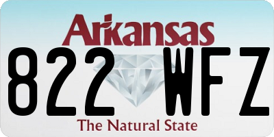 AR license plate 822WFZ