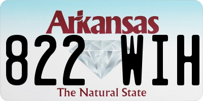 AR license plate 822WIH
