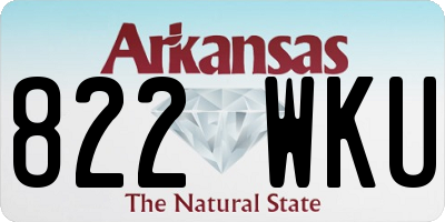 AR license plate 822WKU