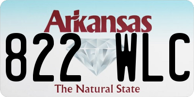 AR license plate 822WLC