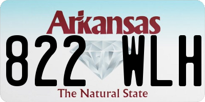 AR license plate 822WLH