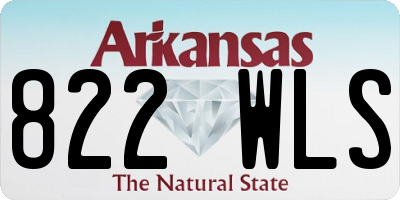 AR license plate 822WLS