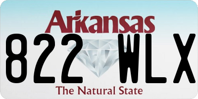 AR license plate 822WLX
