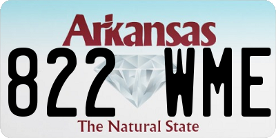 AR license plate 822WME