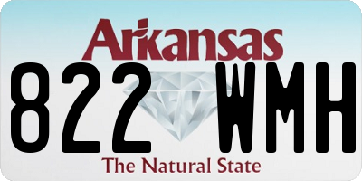 AR license plate 822WMH
