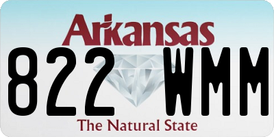 AR license plate 822WMM