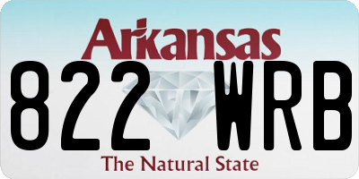 AR license plate 822WRB