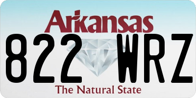 AR license plate 822WRZ