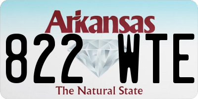 AR license plate 822WTE
