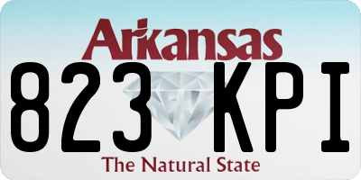 AR license plate 823KPI