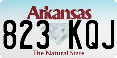 AR license plate 823KQJ