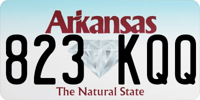 AR license plate 823KQQ