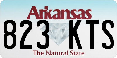 AR license plate 823KTS