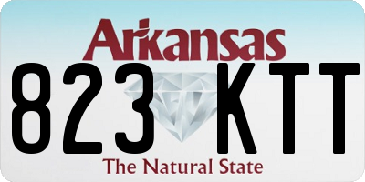 AR license plate 823KTT