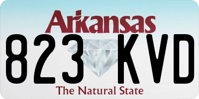 AR license plate 823KVD