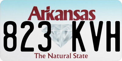 AR license plate 823KVH