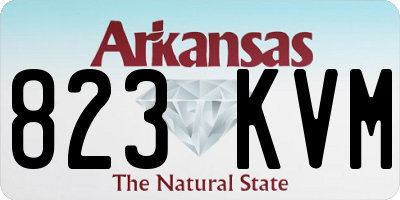 AR license plate 823KVM