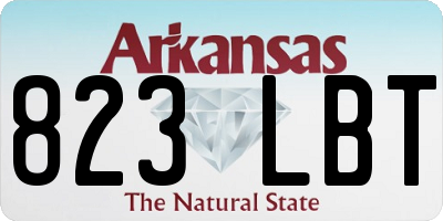 AR license plate 823LBT