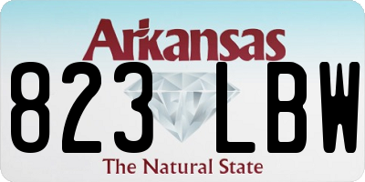 AR license plate 823LBW