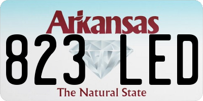 AR license plate 823LED