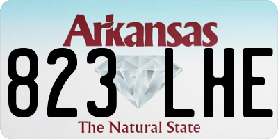 AR license plate 823LHE
