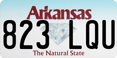 AR license plate 823LQU
