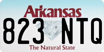 AR license plate 823NTQ