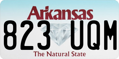 AR license plate 823UQM