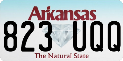 AR license plate 823UQQ