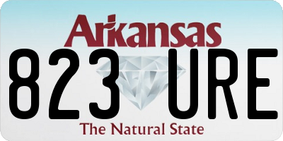 AR license plate 823URE