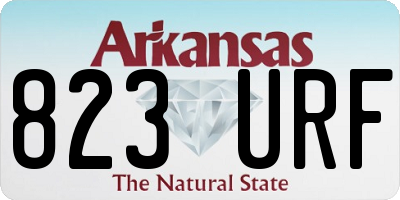 AR license plate 823URF