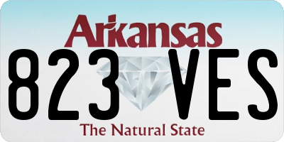 AR license plate 823VES