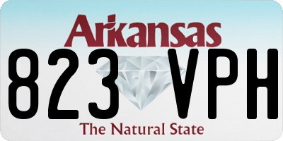 AR license plate 823VPH