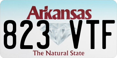 AR license plate 823VTF