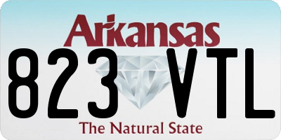 AR license plate 823VTL