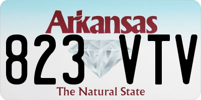 AR license plate 823VTV