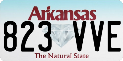 AR license plate 823VVE
