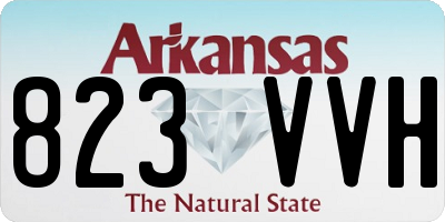 AR license plate 823VVH
