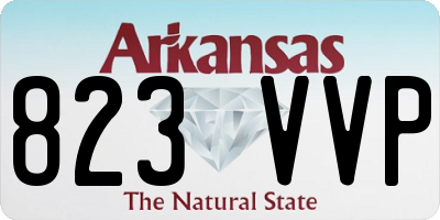AR license plate 823VVP