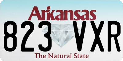 AR license plate 823VXR