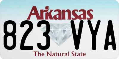 AR license plate 823VYA