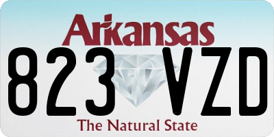 AR license plate 823VZD