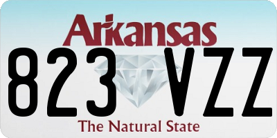 AR license plate 823VZZ