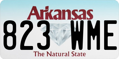 AR license plate 823WME