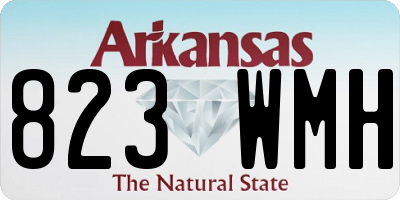 AR license plate 823WMH